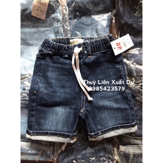 Quần short jeans cạp chun Bé trai H&M dư xịn