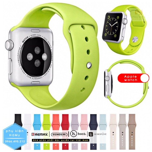 Dây Sport Band Cao Su phù hợp cho dòng Apple Watch Đủ Size