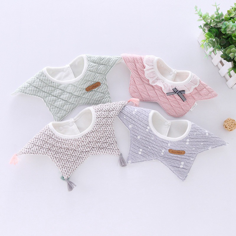 Yếm ăn chống nước thiết kế xoay 360 độ dễ thương cho bé sơ sinh