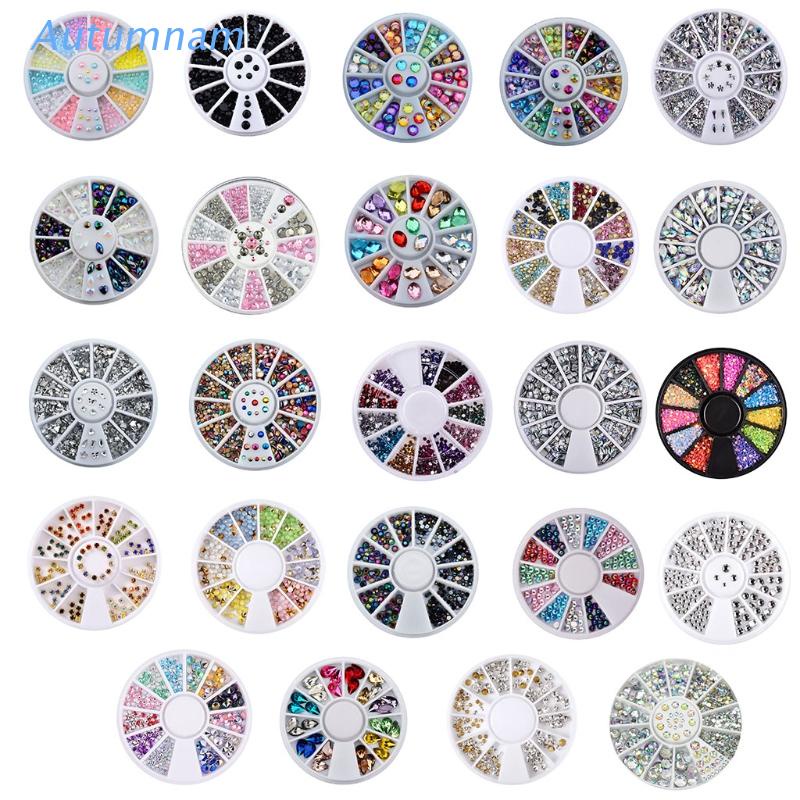 Hạt Đá 3D Nhiều Màu Trang Trí Móng Tay Nghệ Thuật