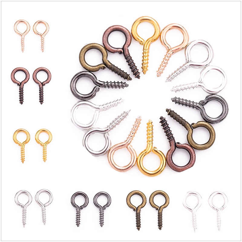 200 Ghim cài mắt mini 7 màu hỗn tùy chọn DIY