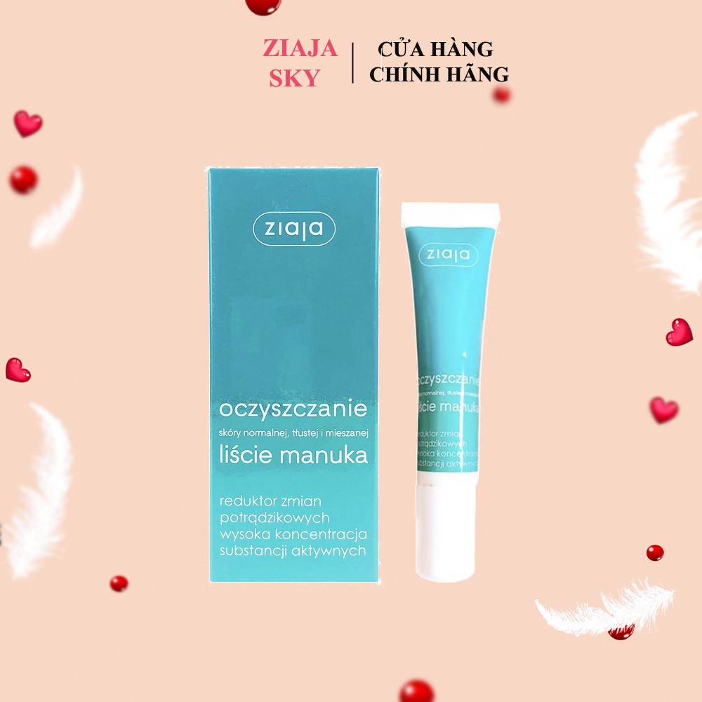 GEL CHẤM MỤN GIẢM THÂM - ZIAJA MANUKA - 15ml