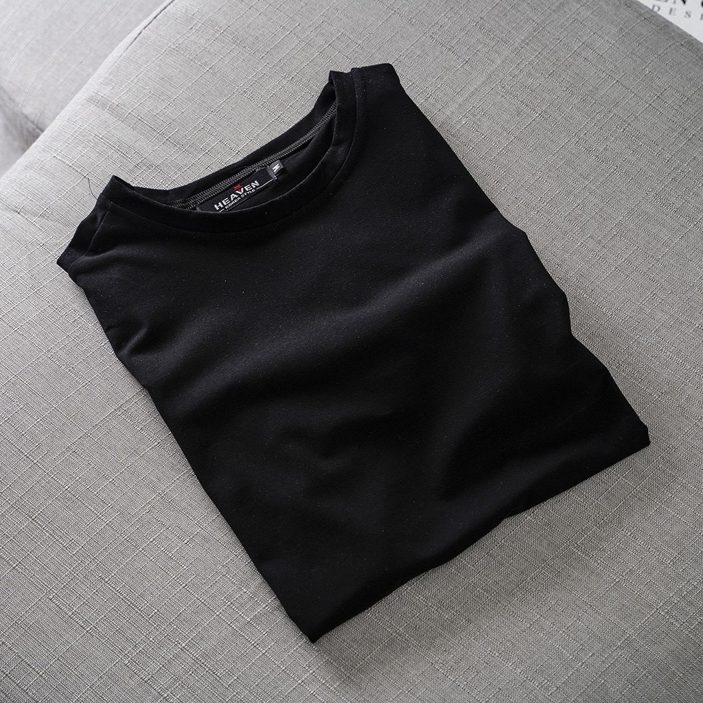 Áo thun nam cổ tròn vải Cotton co giãn,dày dặn | BigBuy360 - bigbuy360.vn