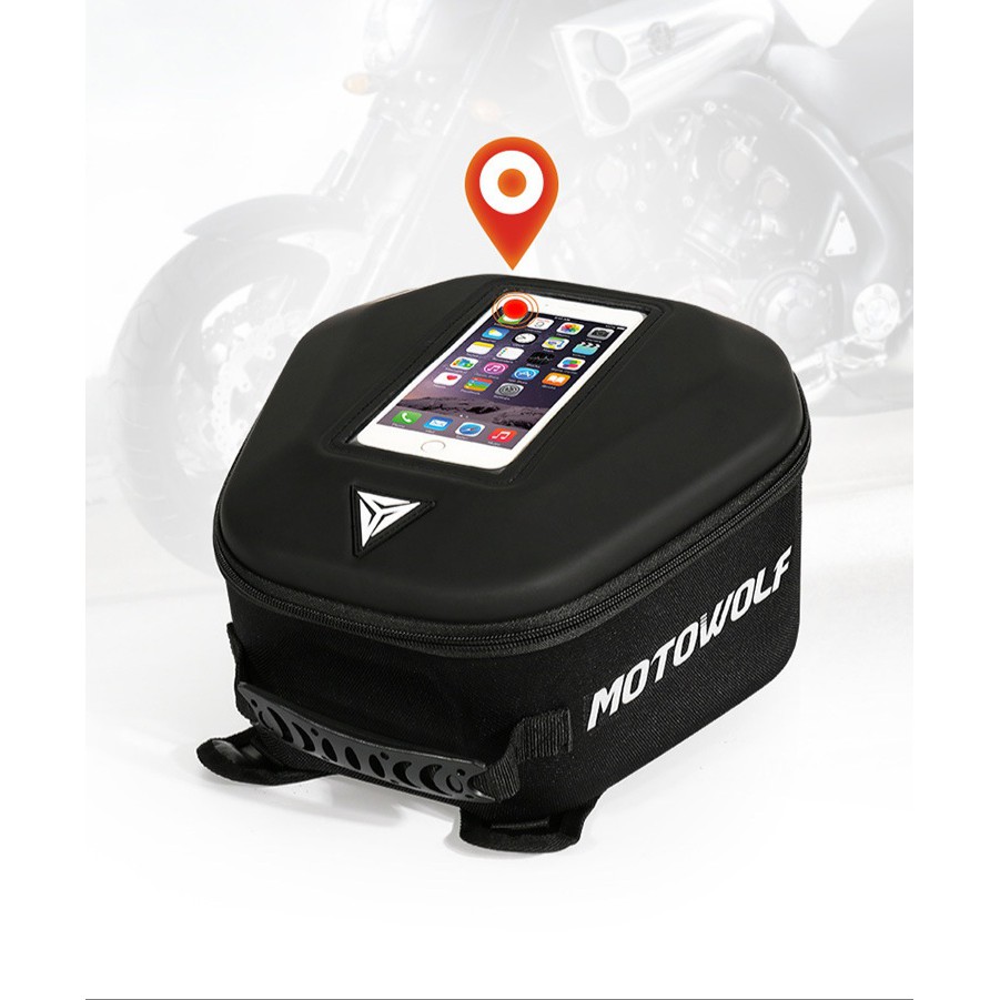 TÚI GẮN BÌNH XĂNG  MOTOWOLF MDL0702 ĐỰNG  ĐIỆN THOẠI CẢM ỨNG CHỐNG NƯỚC