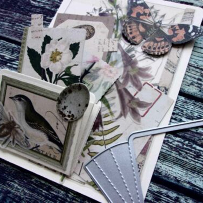 Khuôn Cắt Giấy Làm Từ Kim Loại Hình Chú Accordion Trang Trí Scrapbook