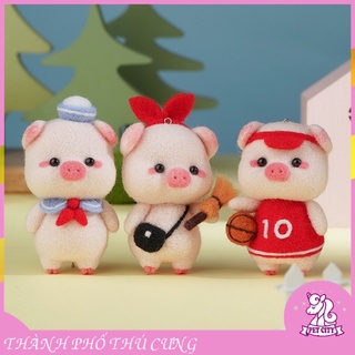 Bộ kit len chọc Happy Pigs có hướng dẫn