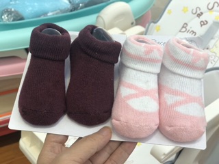 Vớ sơ sinh bé gái 0-3 tháng