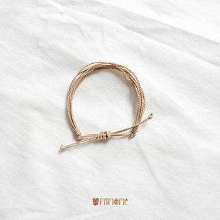 Vòng sợi waterproof basic ( chọn số đo sát cổ tay )