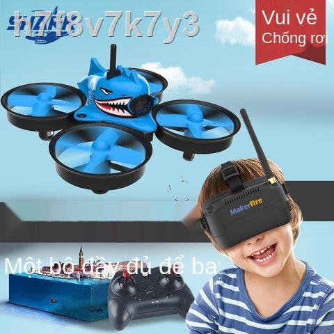 Lễ hội mùa xuân giao hàng FPV cá mập nhỏ trong nhà máy đi ngang bay đồ chơi quadcopter chiều cao cố định k