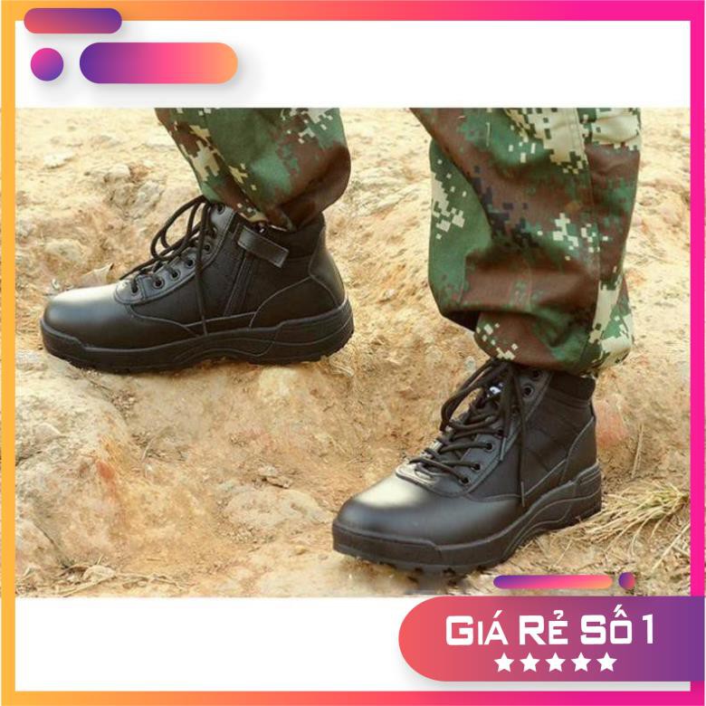 Giầy Đặc Nhiệm Swat - Giầy Lính Đi Phượt (Cổ Thấp) Sale 11 -op1 " _ |