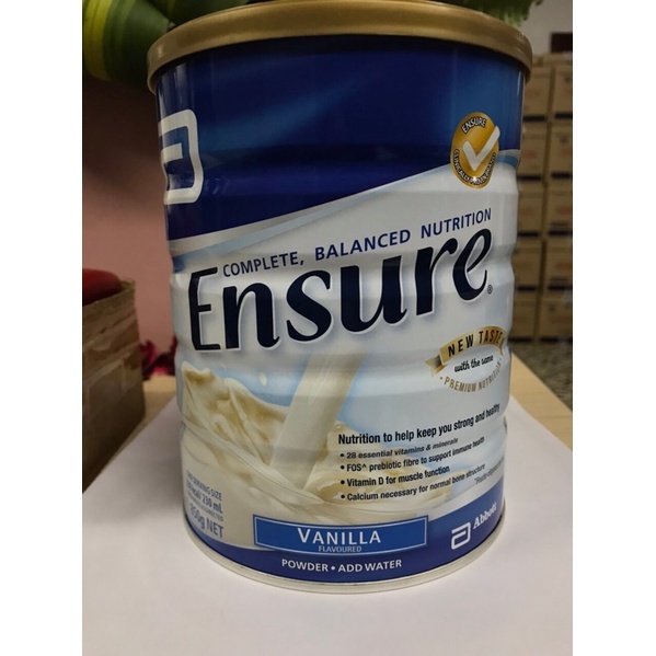 Sữa ensure Úc 850g date t8.2023