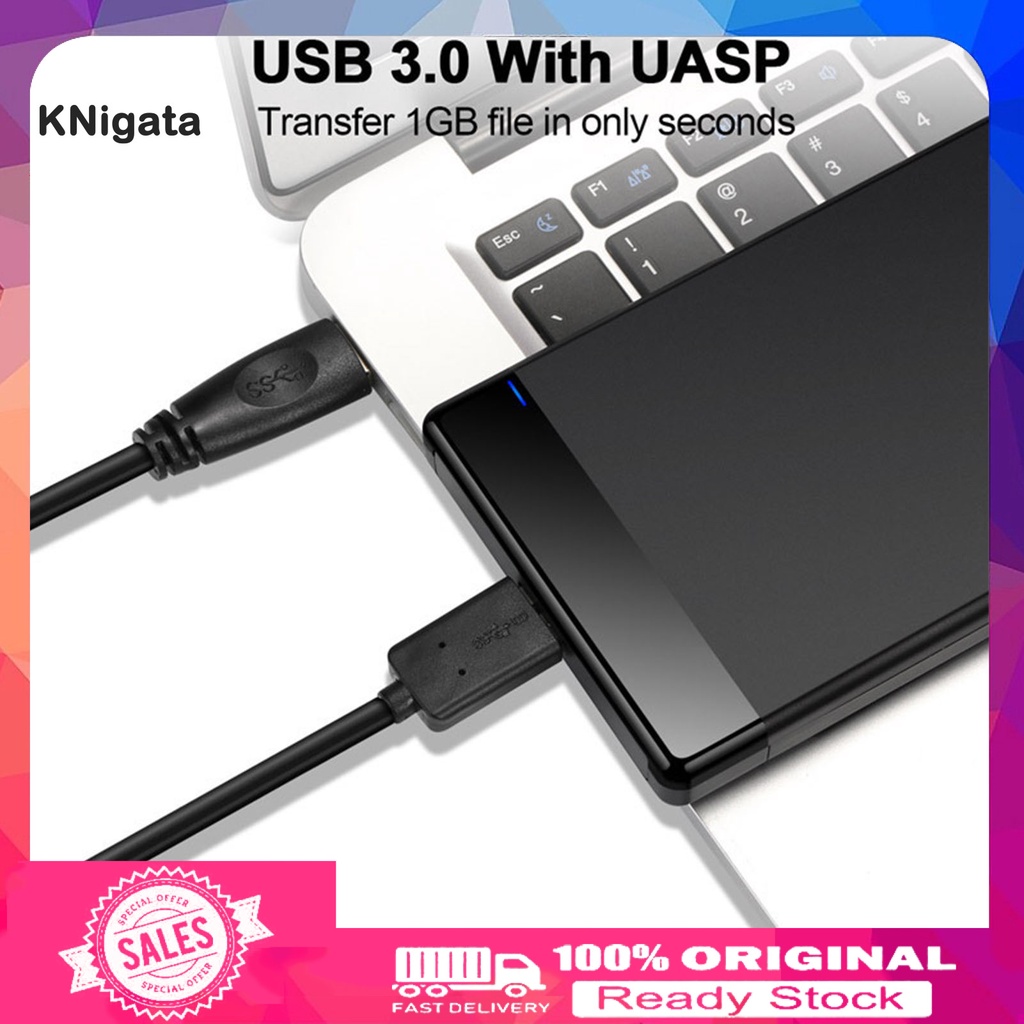Ổ Cứng Ngoài 2tb 2.5 Inch Usb 3.0 Sata Kèm Phụ Kiện