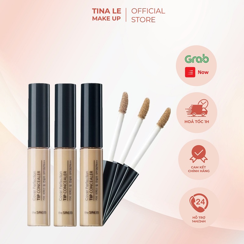 Che khuyết điểm The Saem /Che khuyết điểm che phủ hầu hết các khuyết điểm trên gương mặt