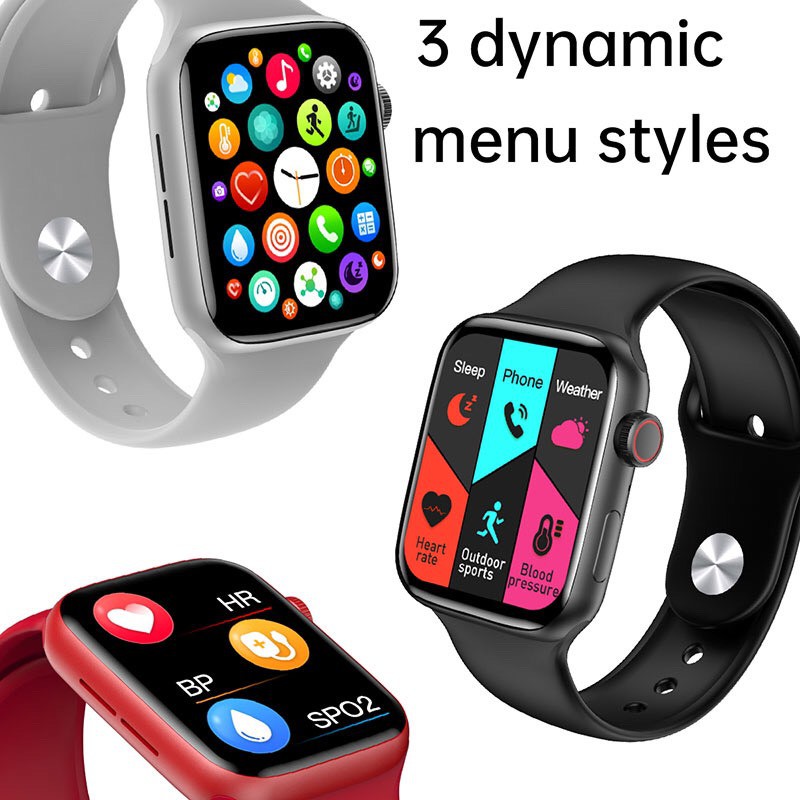 Đồng Hồ Thông Minh HW22 Plus Smartwatch Pin trâu Sạc không dây Thay ảnh tùy ý Kháng nước ip67 44mm