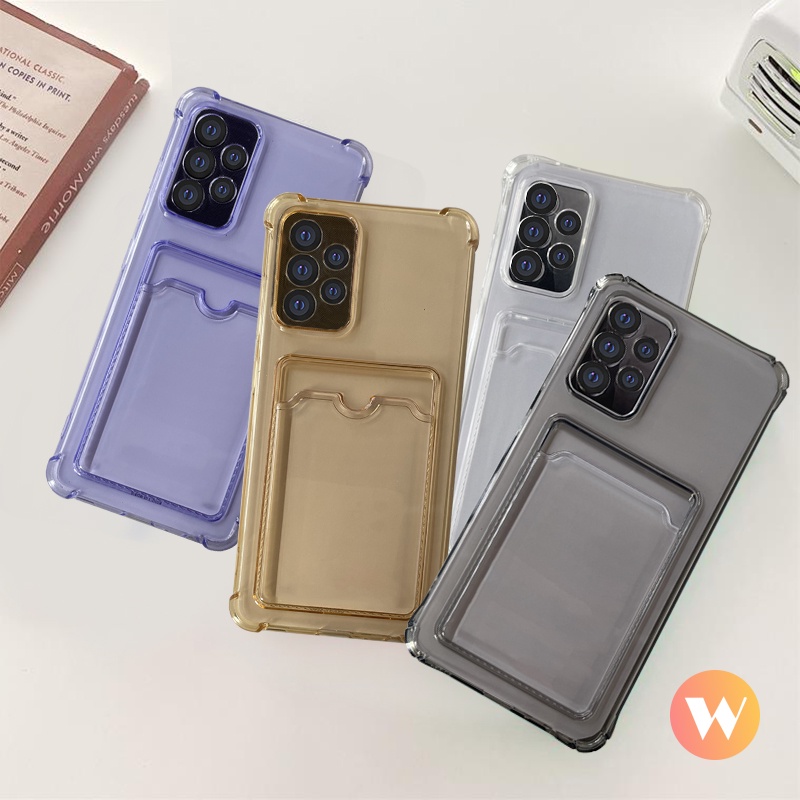 Màu Sắc Ốp Điện Thoại TPU Mềm Chống Sốc Có Ví Đựng Thẻ Cho Redmi 10 9A 9 9C Note 9 10 10pro 11 Lite M3 X3 Pro NFC