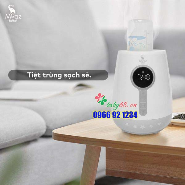 Máy hâm sữa siêu tốc và tiệt trùng Moaz Bebe MB-021