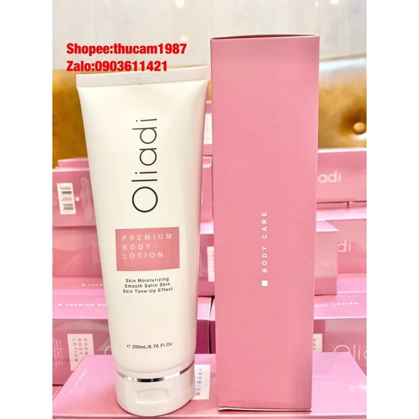 kem BODY OLIADI PREMIUM BODY LOTION dưỡng trắng da   [CHÍNH HÃNG] 200ml.