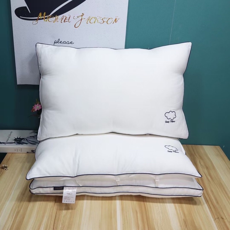 Gối SMART PILLOW 1 mặt Matxa, 1 mặt bông cao cấp có thể tháo rời