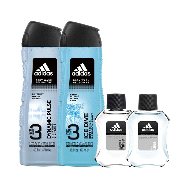 Sữa Tắm Gội Toàn Thân Nam Adidas Ice Dive 400ml