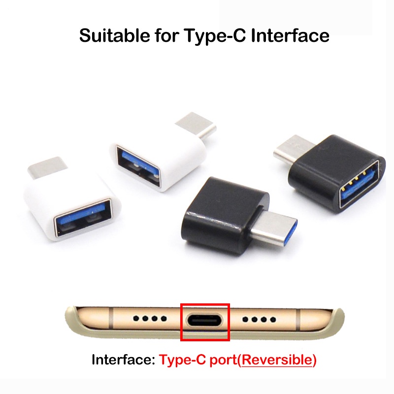 Đầu chuyển đổi otg cổng micro usb / type-c phù hợp máy tính bảng / pc hỗ trợ hệ điều hành android