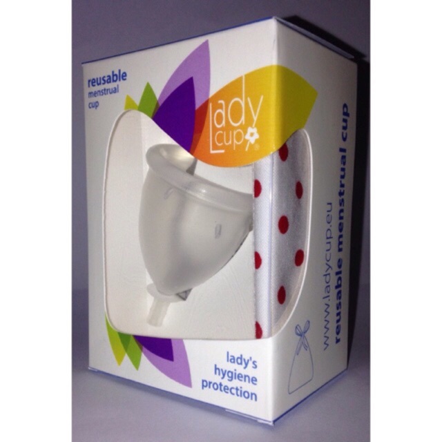 Cốc nguyệt san Lady cup của Séc (Kèm túi vải, tặng cốc tiệt trùng )