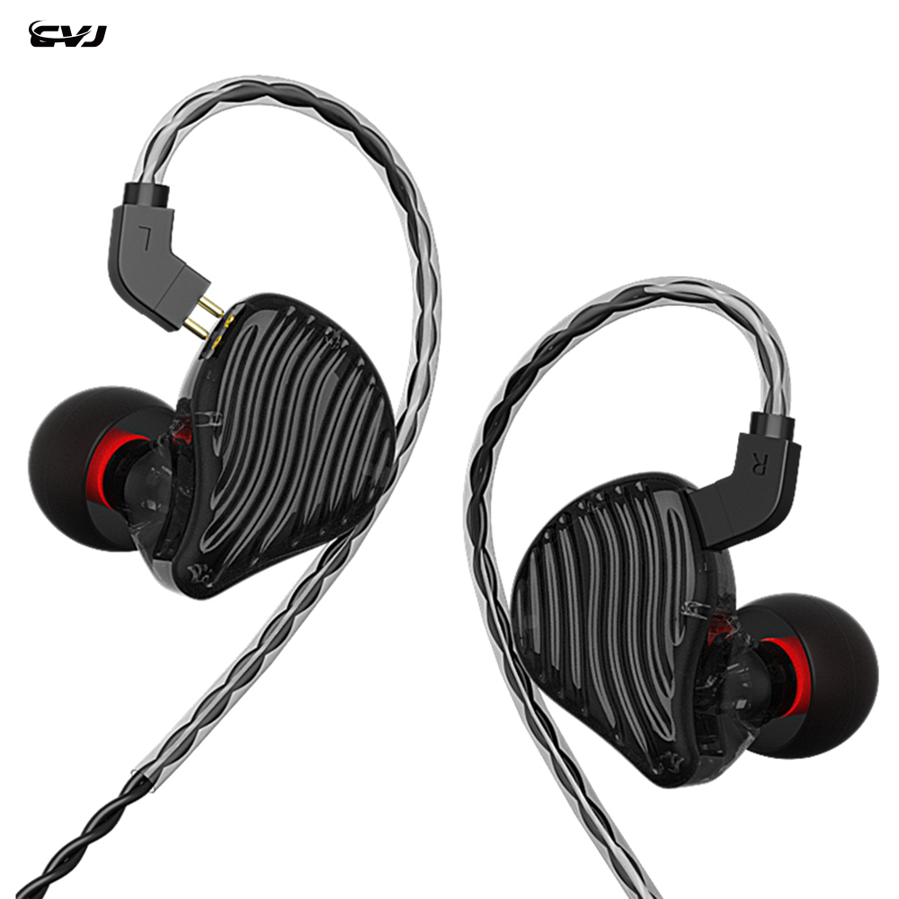 CVJ CSE 2BA+1DD Hybrid 4 Cores Driver HIFI In Ear Monitor Earphone with 2PIN 0.75MM Connector KZ ZSX ZS10PRO BLON BL03 BL05 BA5