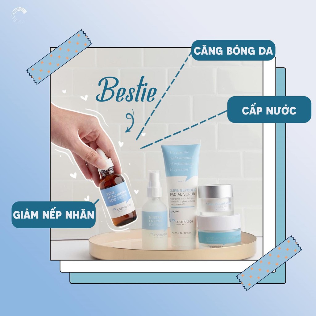 [Mã FMCGMALL -8% đơn 250K] Tinh Chất Cấp Nước Cho Da Cosmedica Pure Hyaluronic Acid Serum (30ml/60ml) | BigBuy360 - bigbuy360.vn