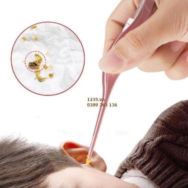 Bộ lấy ráy tai có đèn