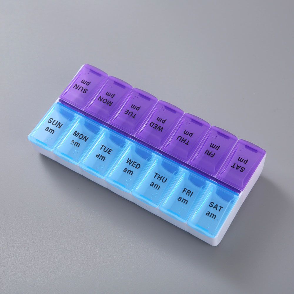 BORAGE New Storage Cases Portable Splitter Pill Box Travel Organizer Compartment Simple Holder