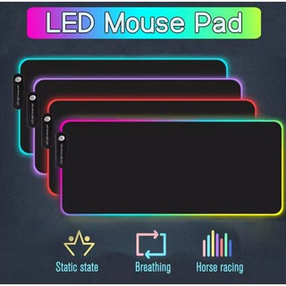 Lót chuột LED RGB gaming, pad chuột LED RGB dày 4mm điều chỉnh đa màu sắc hơn 50 mẫu