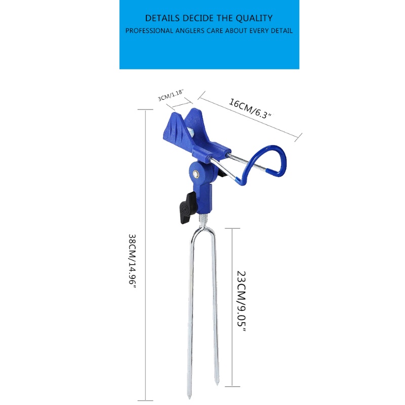 Giá Đỡ Cần Câu Cá Xoay 360 Độ Có Thể Điều Chỉnh Tiện Dụng