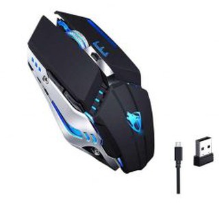 Chuột không dây chơi game T-WOLF Q15 Wireless Led RGB 7 màu sử dụng pin sạc