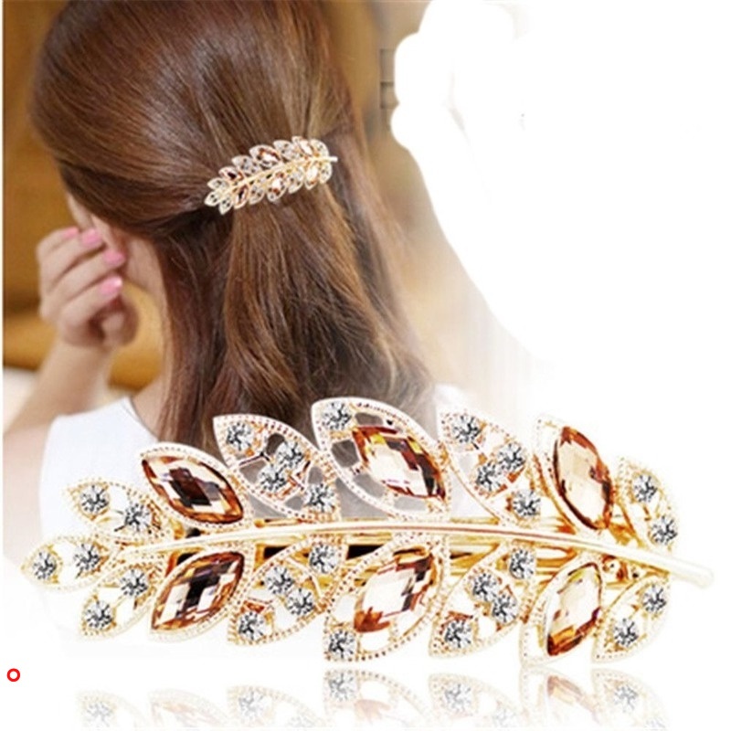 Kẹp tóc hình vương miện phong cách sang trọng cho tóc