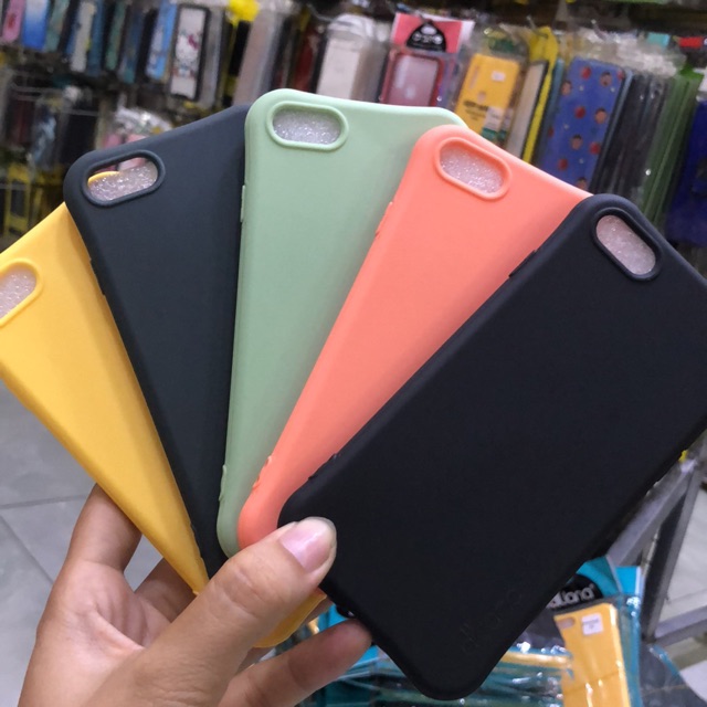 Iphone 7/ 8 Ốp lưng dẻo màu trơn dày dặn