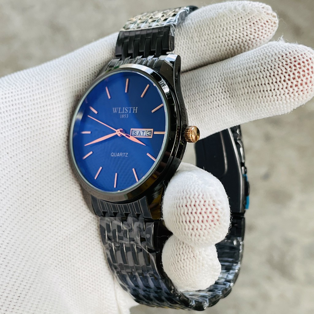 Đồng hồ nam cao cấp dây thép hiệu Wlisth chính hãng (tặng kèm hộp , pin dự phòng và phụ kiện thâu dây) | BigBuy360 - bigbuy360.vn
