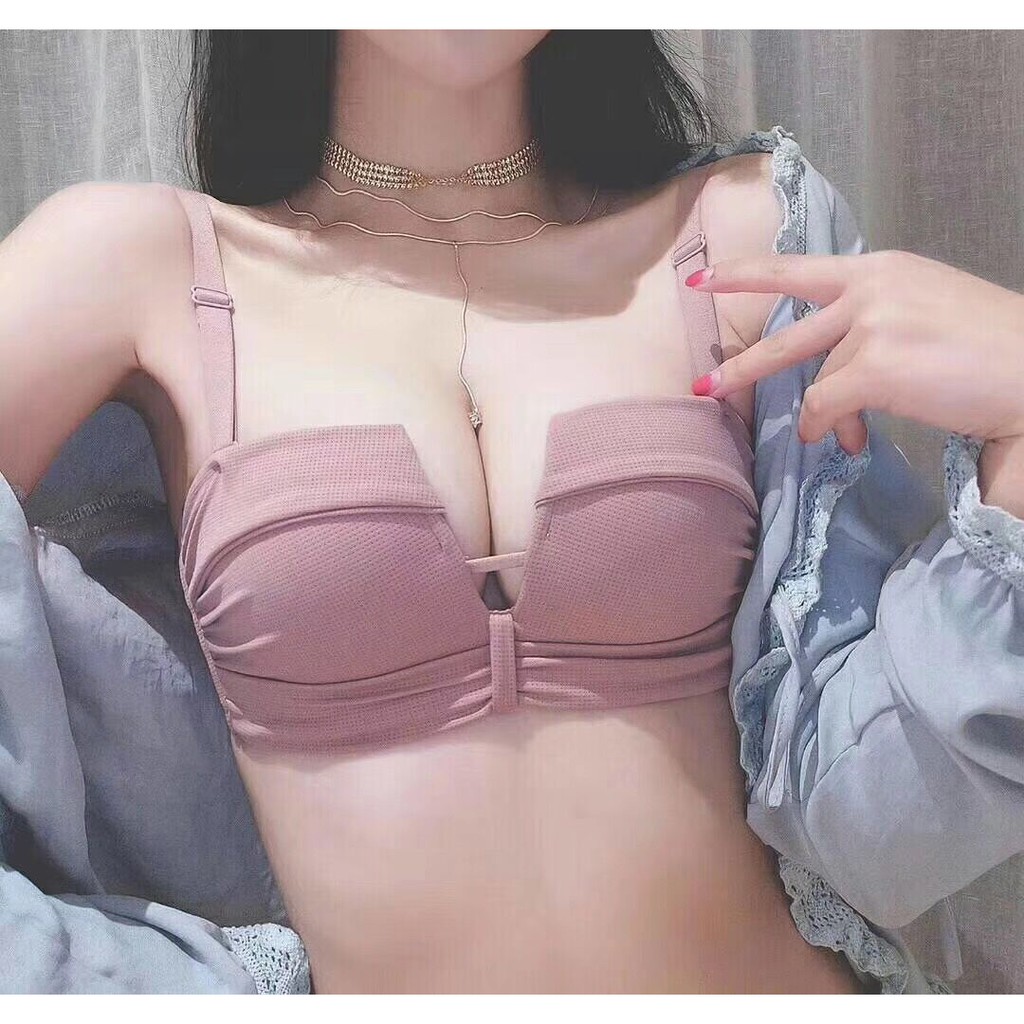 Bộ đồ lót, áo ngực đúc su không gọng cup ngang tạo khe push LVD 12 | BigBuy360 - bigbuy360.vn