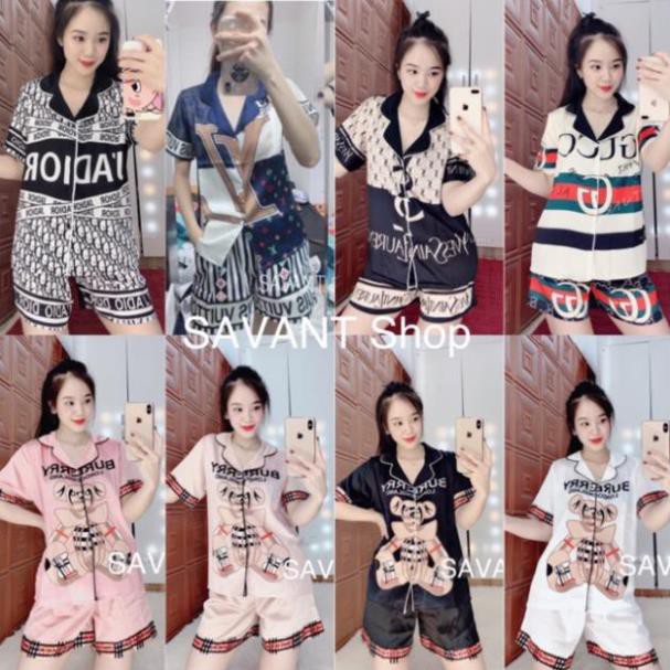 Độ Mặc Nhà Pijama Quần Đùi Lụa Satin Cao Cấp [ MẪU MỚI ] <3 | BigBuy360 - bigbuy360.vn