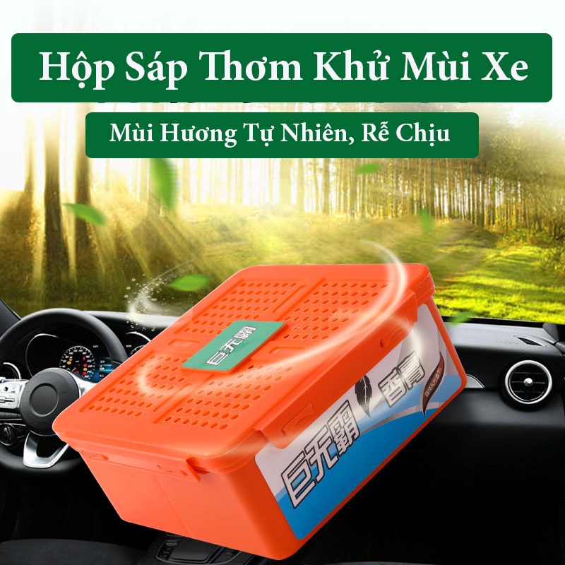Sáp Thơm Ô Tô Khử Mùi Hôi Xe, Phòng Ngủ, Nhà Vệ Sinh - Mùi Thơm Tự Nhiên, Dễ Chịu Carzone