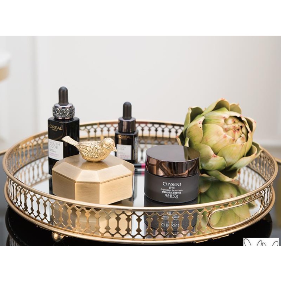 Khay Gương. Khay Gương Trang Trí Decor