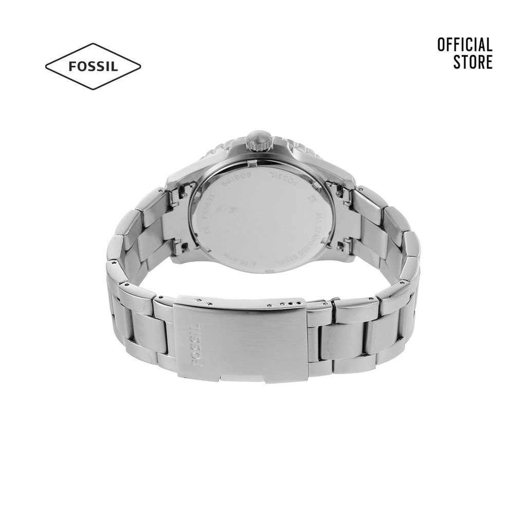 Đồng hồ Kim nam Fossil FB - 01 dây kim loại FS5652 - màu bạc