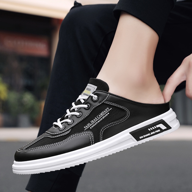 [JINTOHO] Dép Lưới Bán Nguyệt Thoáng Khí Thời Trang Mùa Hè Phong Cách Hàn Quốc Cho Nam Giới