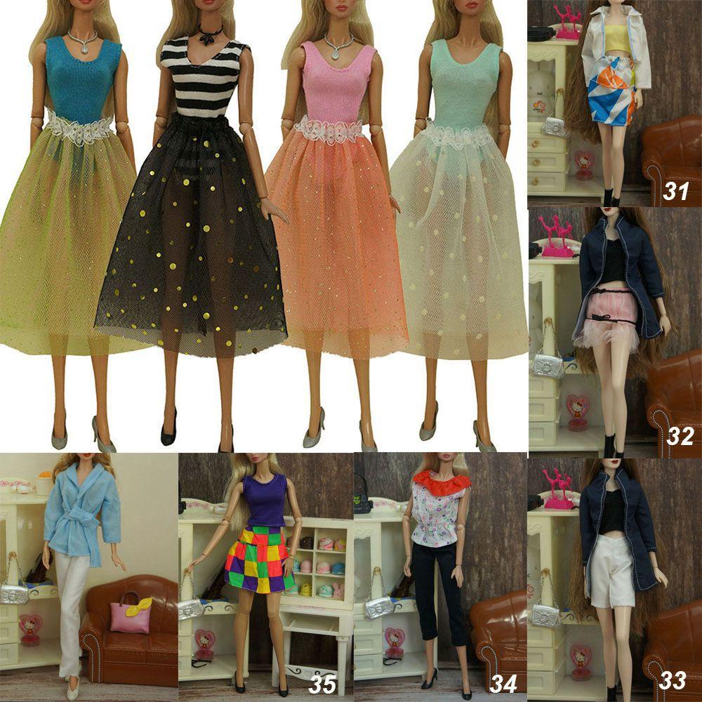 Váy Búp Bê Cầu Vồng Mới Nhất Tự Làm Quần Áo Cô Gái