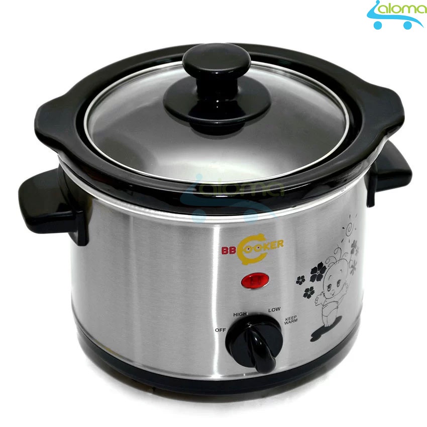 Nồi nấu chậm BBCooker Hàn Quốc 1.5 lít BS15 ⚡ Nấu cháo dinh dưỡng cho bé ⚡ Làm các món kho hầm thơm ngon ⚡ BBCooker BS15
