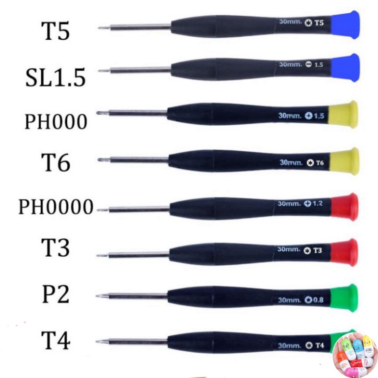 tua vít hình sao T hay tua vít sửa điện thoại máy ảnh