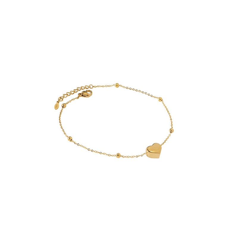 Lắc Chân Thép Titan Mạ Vàng 18k Chống Nước Không Gỉ Không Phai Màu