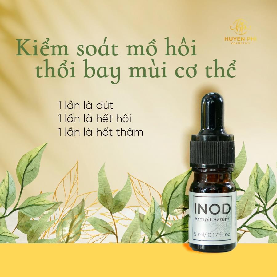 SERUM INOD HUYỀN PHI Loại bỏ mùi hôi, diệt khuẩn Làm trắng da Ngăn ngừa thâm sạm Nách