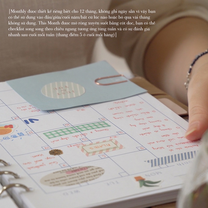 Sổ còng lập kế hoạch/học tập Time Planner phiên bản My Stories size A5 (gồm bìa, ruột, phân trang)