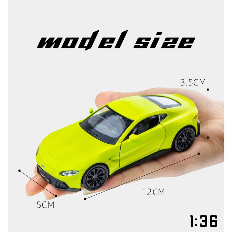 Mô Hình Xe Hơi Aston Martin Vantage Bằng Hợp Kim Tỉ Lệ 1: 36