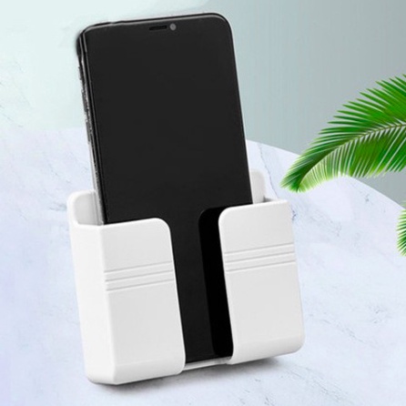 Kệ Gắn Tường Để Điện Thoại Khi Sạc Có Khe Hở Tiện Lợi, Để đồ dùng, Remote