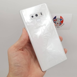 Miếng dán mặt lưng 3D vân kim cương cho Note 9